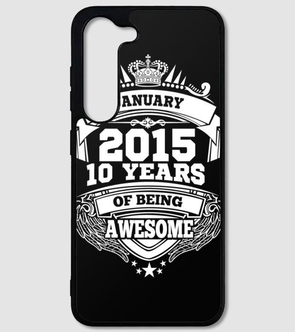 Awesome being of january 2015 model negru pe tricou