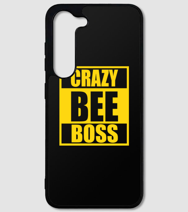 Crazy bee boss model negru pe tricou