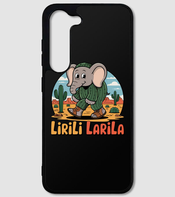 Lirili Larila model negru pe tricou