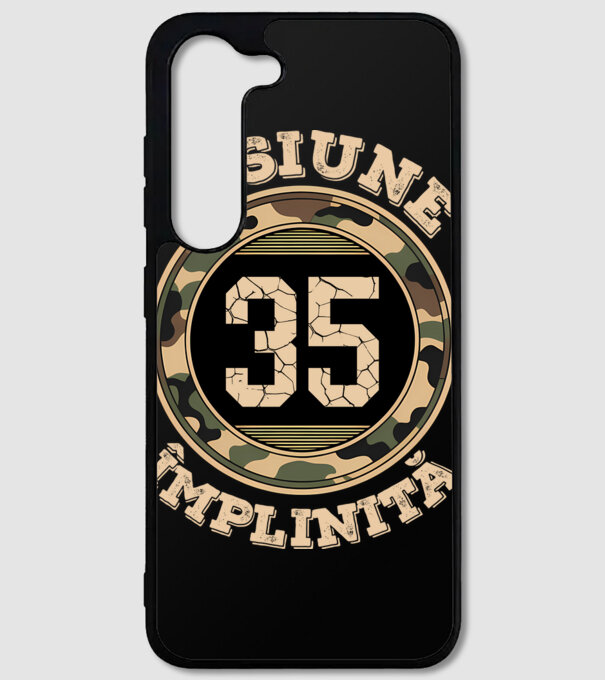 Misiune împlinită 35 model negru pe tricou