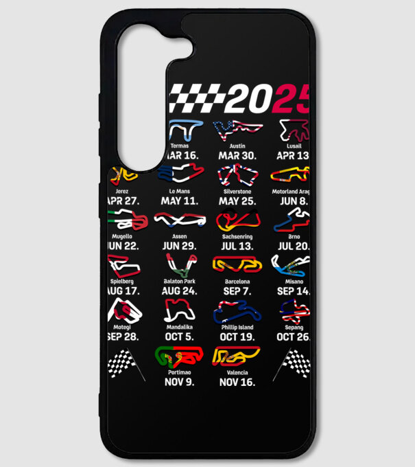 MOTOGP 25 CALENDAR Negru model negru pe tricou