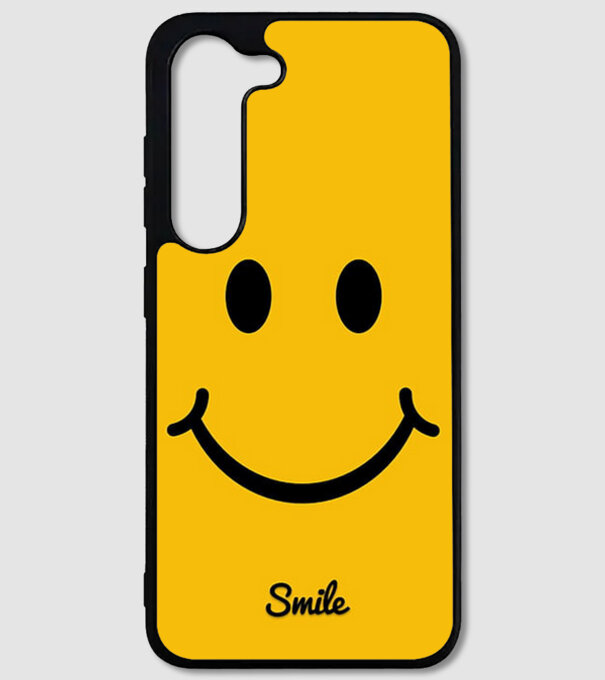 smile model negru pe tricou