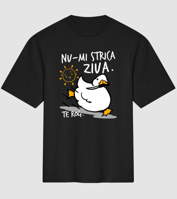 Nu-mi strica ziua. model negru pe tricou