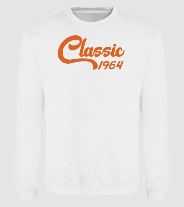 1964 Classic model alb pe tricou