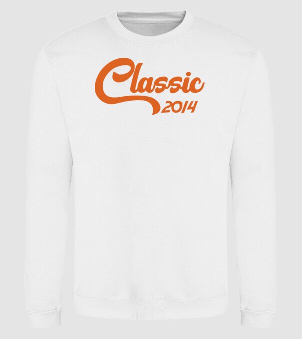 2014 Classic model alb pe tricou