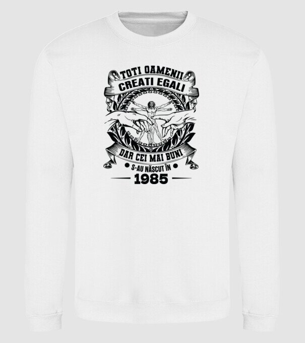 Da Vinci 40 1985 model alb pe tricou