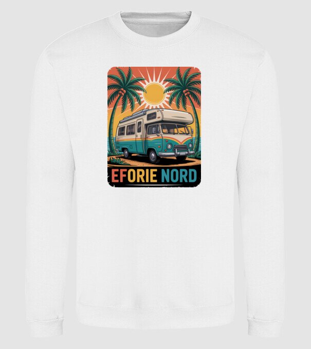Eforie Nord model alb pe tricou