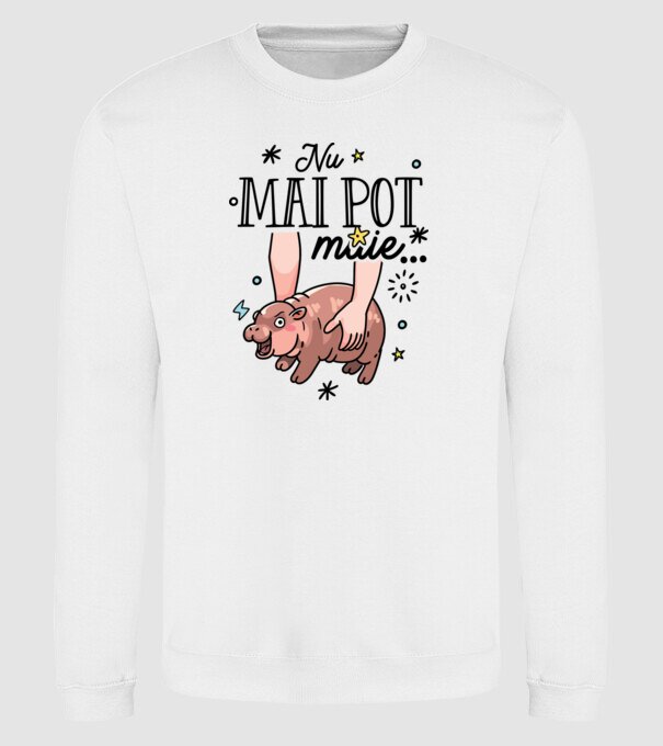 Nu mai pot muie... model alb pe tricou