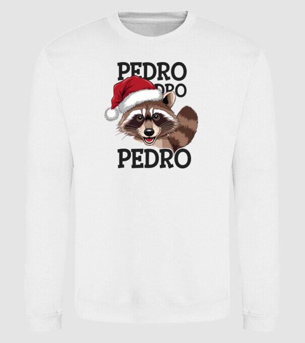 Pedro pedro xmas model alb pe tricou