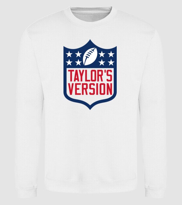 Taylor Swift football logo model alb pe tricou