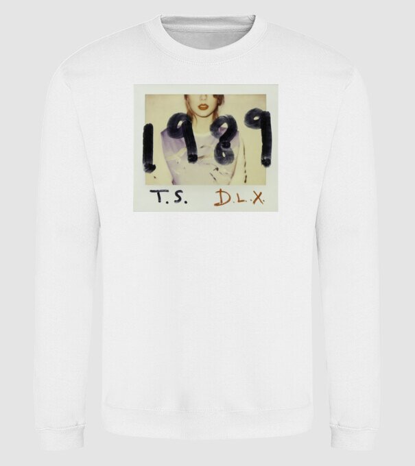 Taylor Swift polaroid model alb pe tricou