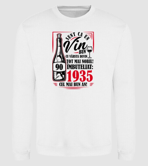 Un Vin Bun 1935 - Alb model alb pe tricou