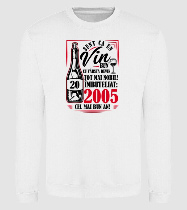 Un Vin Bun 2005 - Alb model alb pe tricou