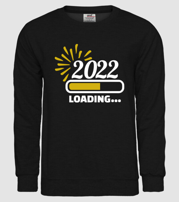 2022 loading model negru pe tricou