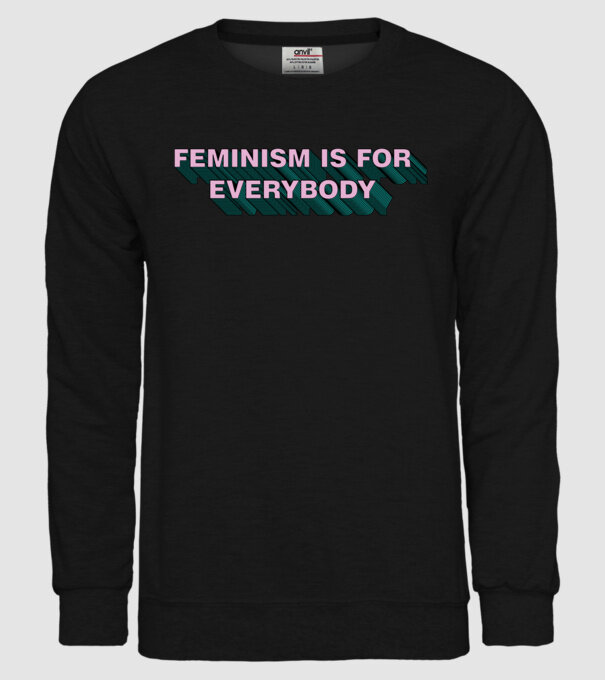 Feminismul este pentru toată lumea model negru pe tricou