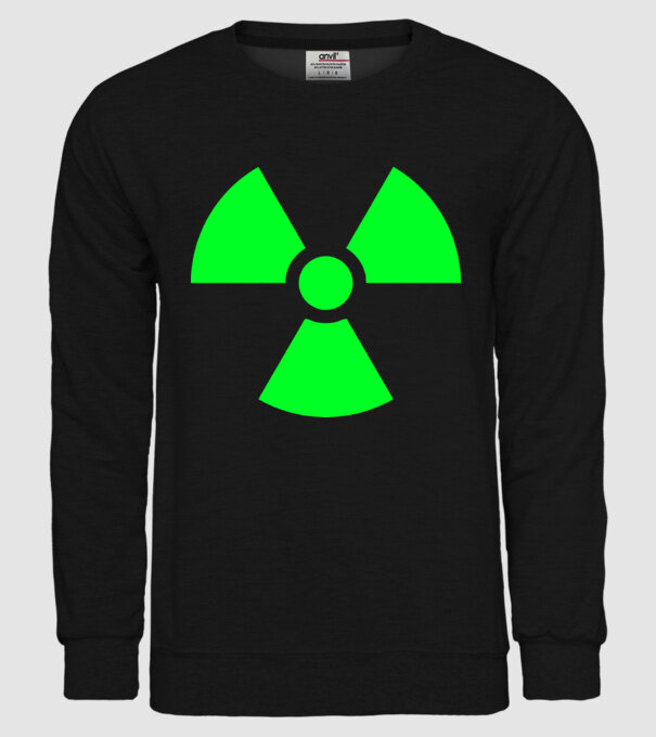 Atom model negru pe tricou