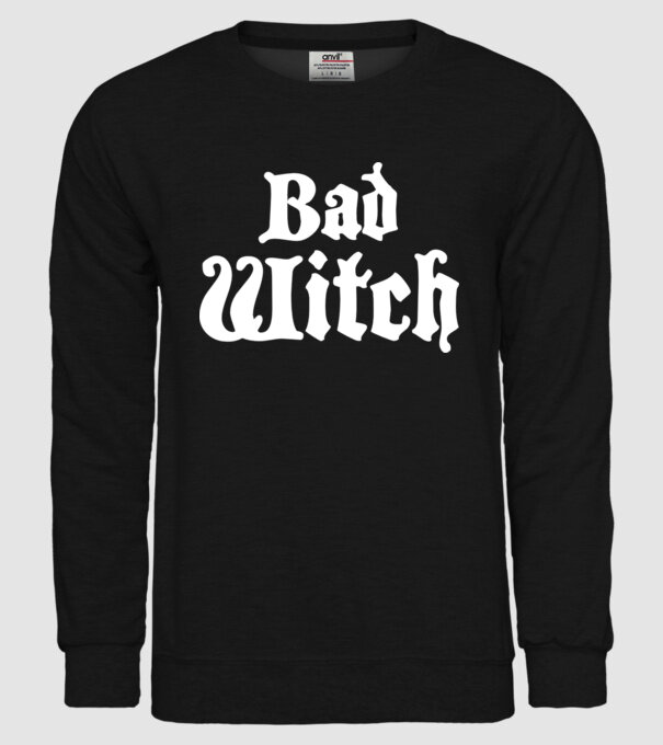 Bad Witch tricou cuplu model negru pe tricou