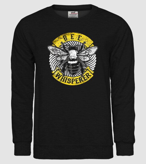 Bee Whisperer model negru pe tricou