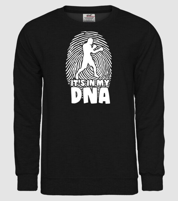 Boxer DNA model negru pe tricou