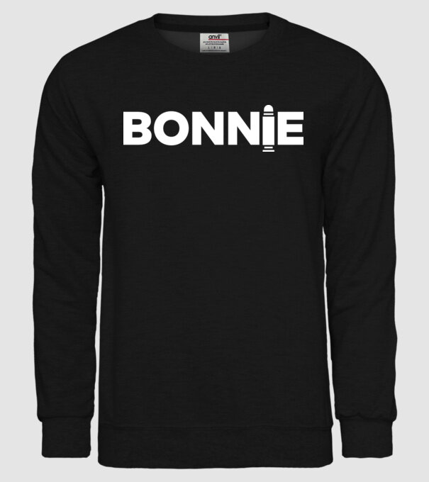 Bonnie és Clyde BONNIE model negru pe tricou