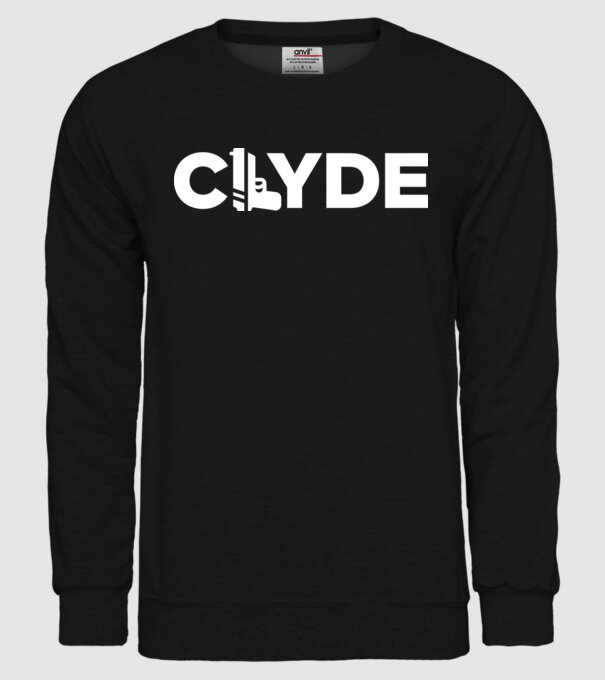Bonnie és Clyde CLYDE model negru pe tricou