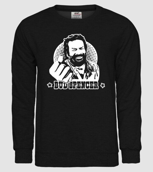 Bud Spencer model negru pe tricou
