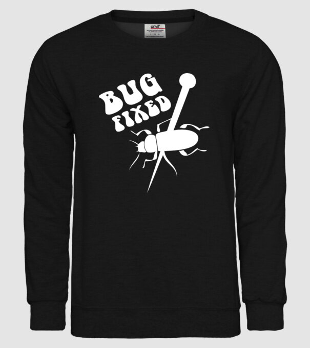 Bug fixed model negru pe tricou