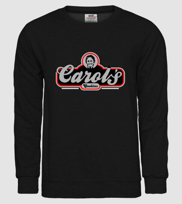 Carols cookies model negru pe tricou