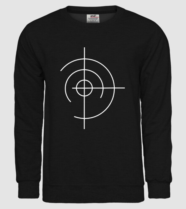 Aim shoot model negru pe tricou