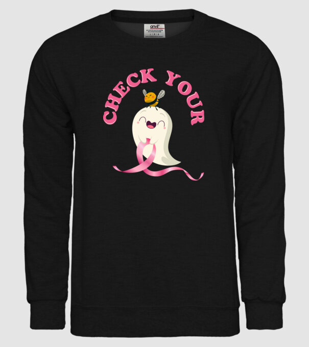 Check your boo-bees model negru pe tricou