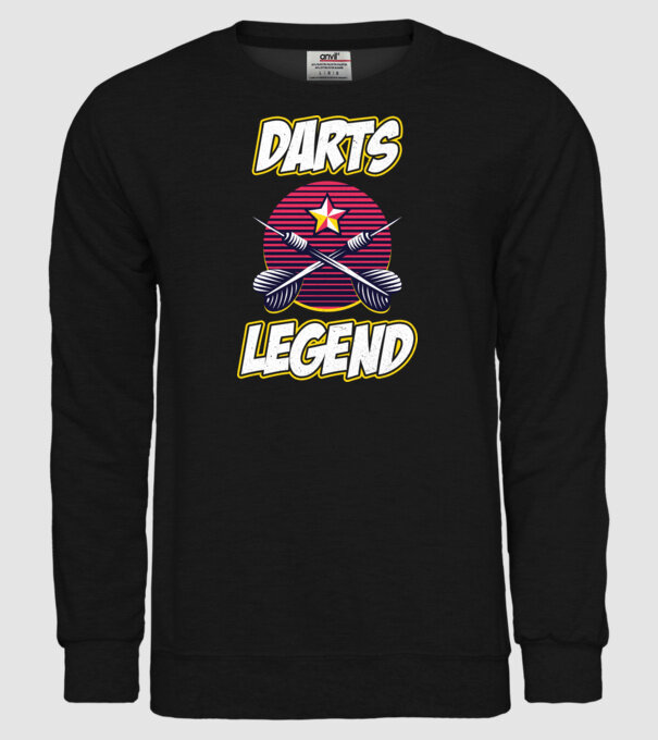 Darts legend model negru pe tricou