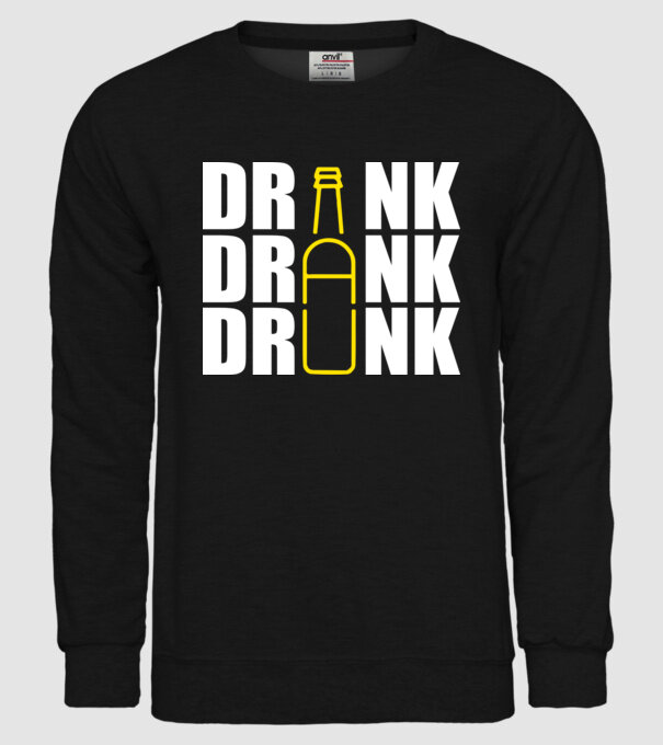 Drink drank drunk model negru pe tricou