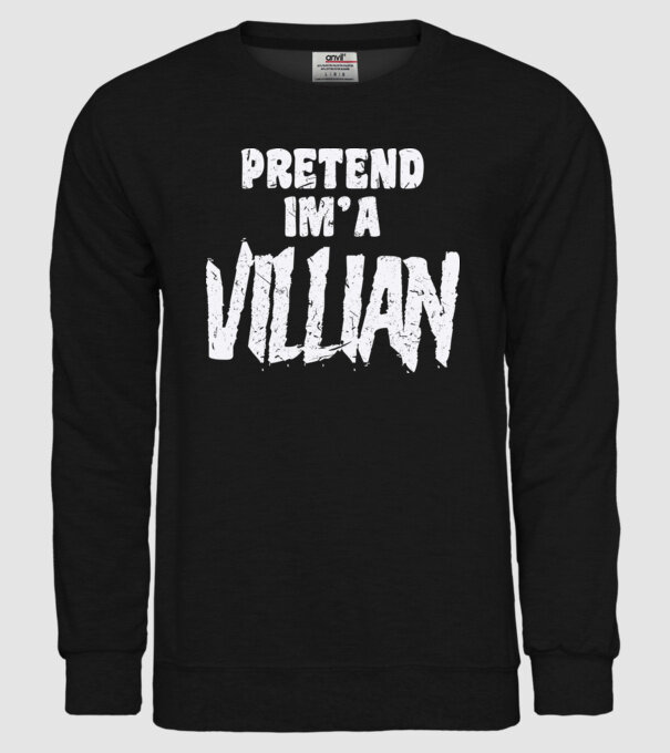 Villian carnaval model negru pe tricou