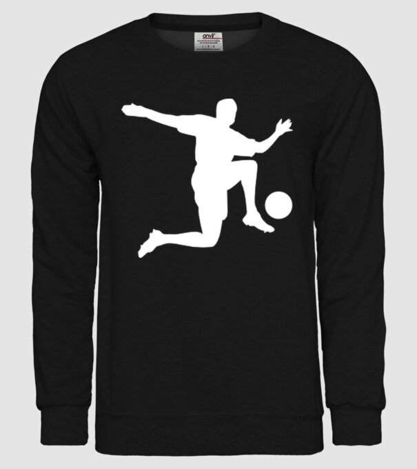 Fotbal 3 model negru pe tricou