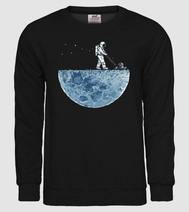 Funny astrounaut model negru pe tricou