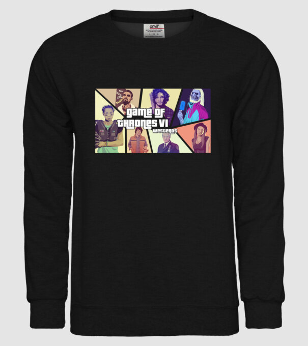 game of thrones gta model negru pe tricou