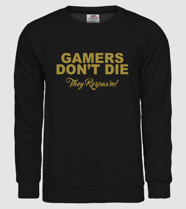 'Gamers don''t lie' model negru pe tricou
