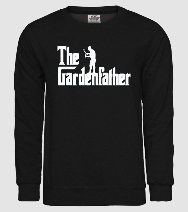 The Gardenfather model negru pe tricou