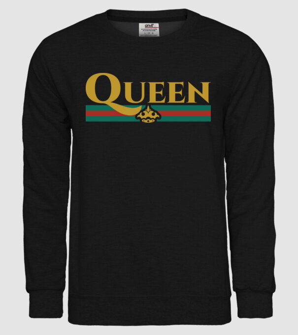 Gucci queen model negru pe tricou