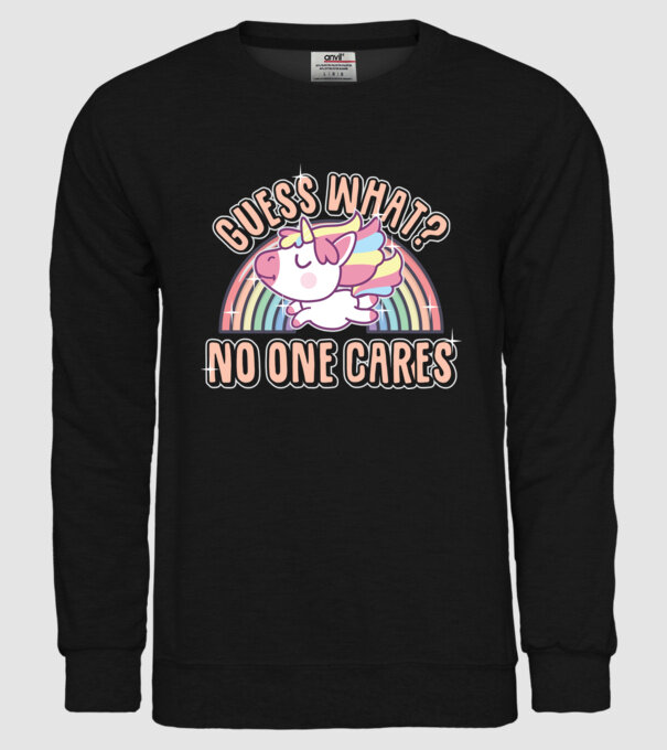 Guess what Unicorn model negru pe tricou