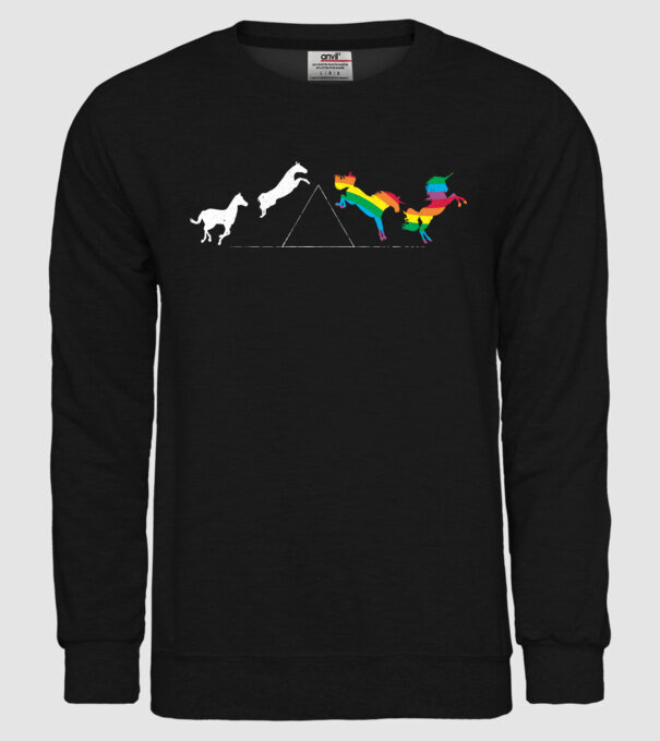 horse pink floyd model negru pe tricou