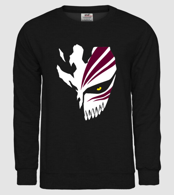 Ichigo Hollow Mask model negru pe tricou