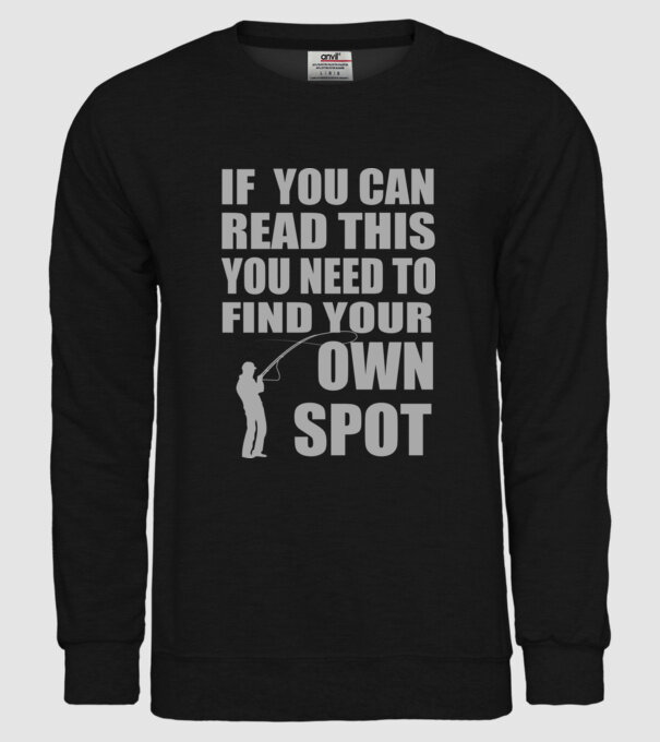 If you can read this, you need to find your own spot model negru pe tricou