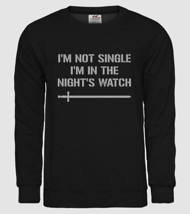 Im not single...! model negru pe tricou