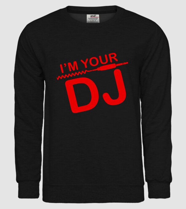 Im your DJ model negru pe tricou