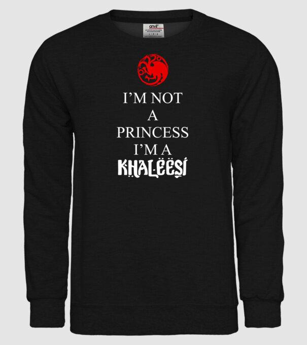 khaleesi model negru pe tricou