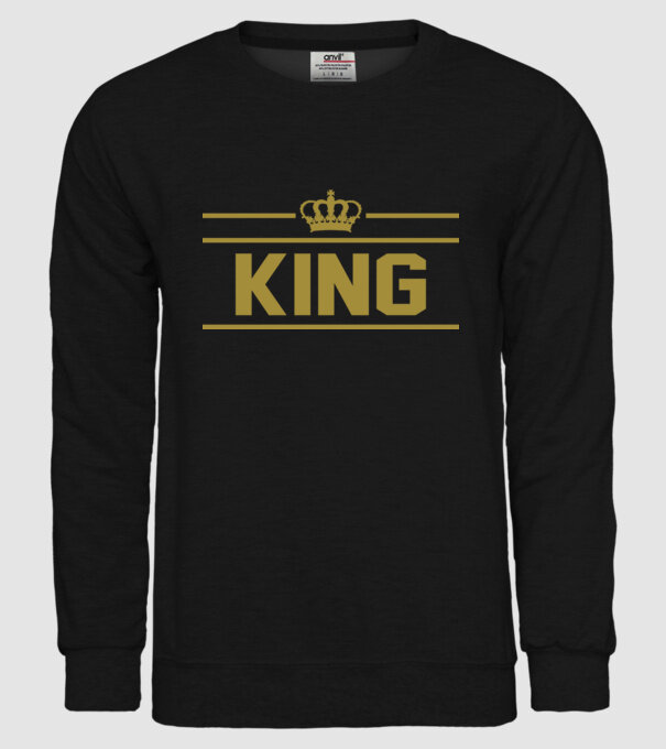 King model negru pe tricou