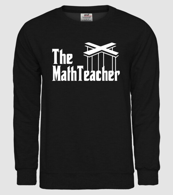 Profesor de matematică Mathteacher Godfather model negru pe tricou