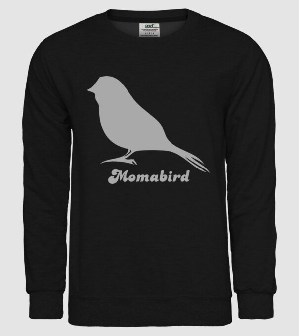 Momabird model negru pe tricou