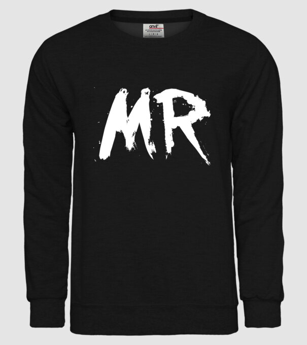 Mr. model negru pe tricou
